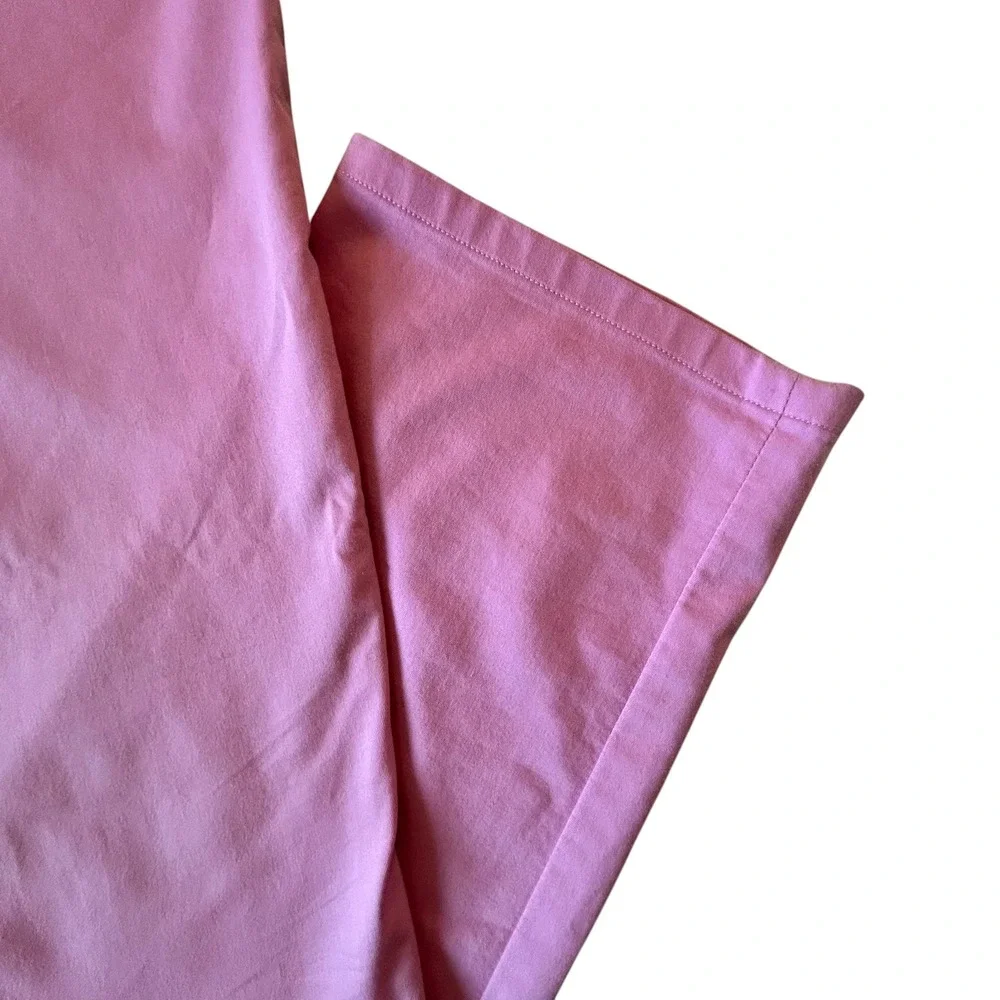 Polo Golf Ralph Lauren Mens Pink Cotton Twill Stretch Tailored Fit Pants 33x32